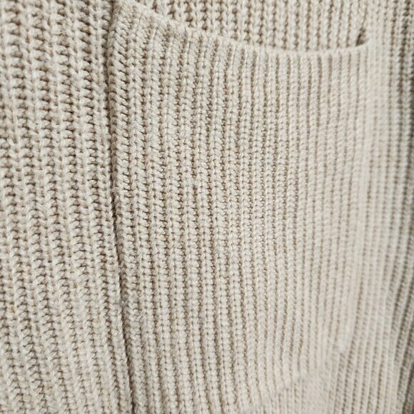 Madewell | Thompson Tan Pocket Knit Crew Sweater Small - Picture 7 of 10